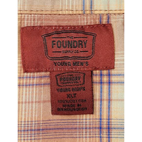 The Foundry‎ Supply Company Men's SS XLT Western Shirt - Picture 2 of 9